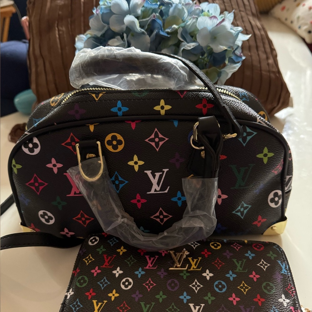 Multicolor Women's Bag and Wallet